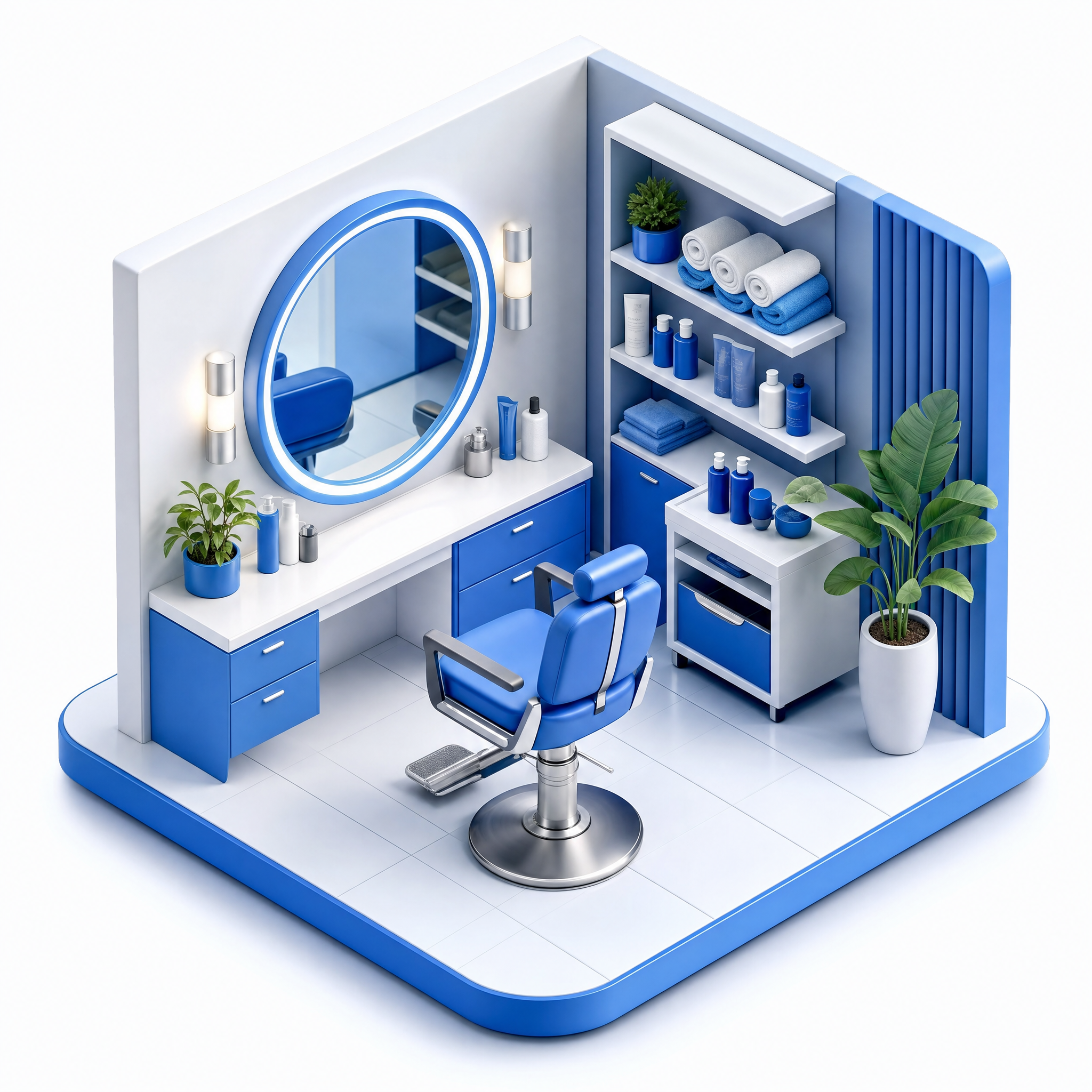 Ilustrație salon beauty & wellness
